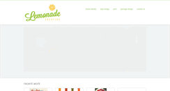 Desktop Screenshot of lemonadecreative.com